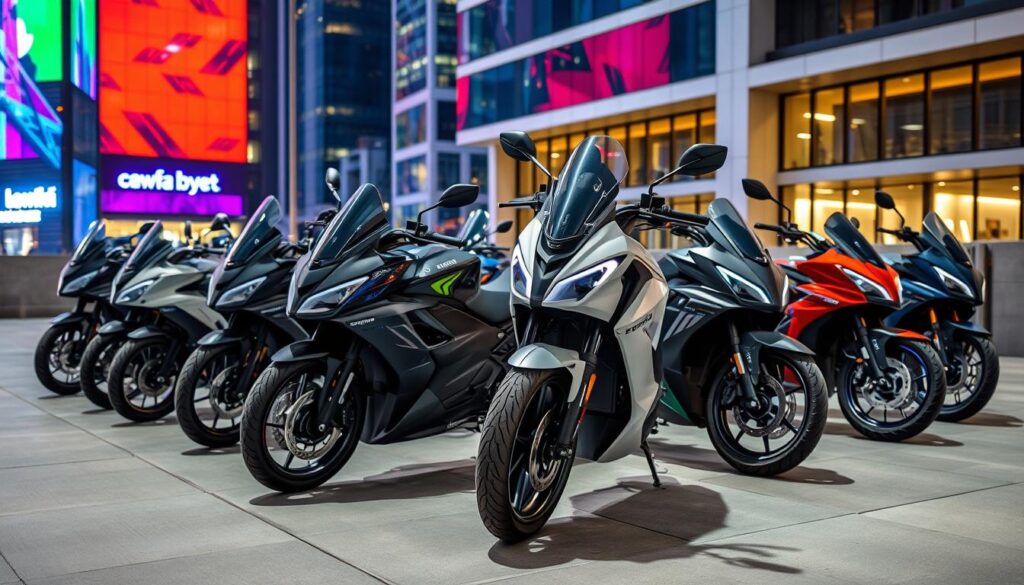 Electric motorcycle models