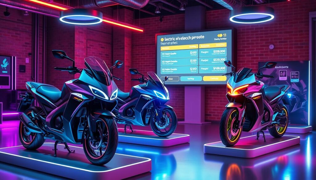 Pricing and Payment Details for Electric Motorcycles