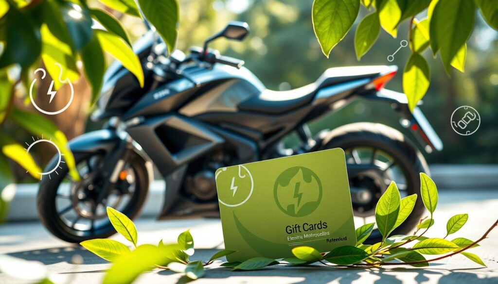 eco-friendly gift cards for electric motorcycles