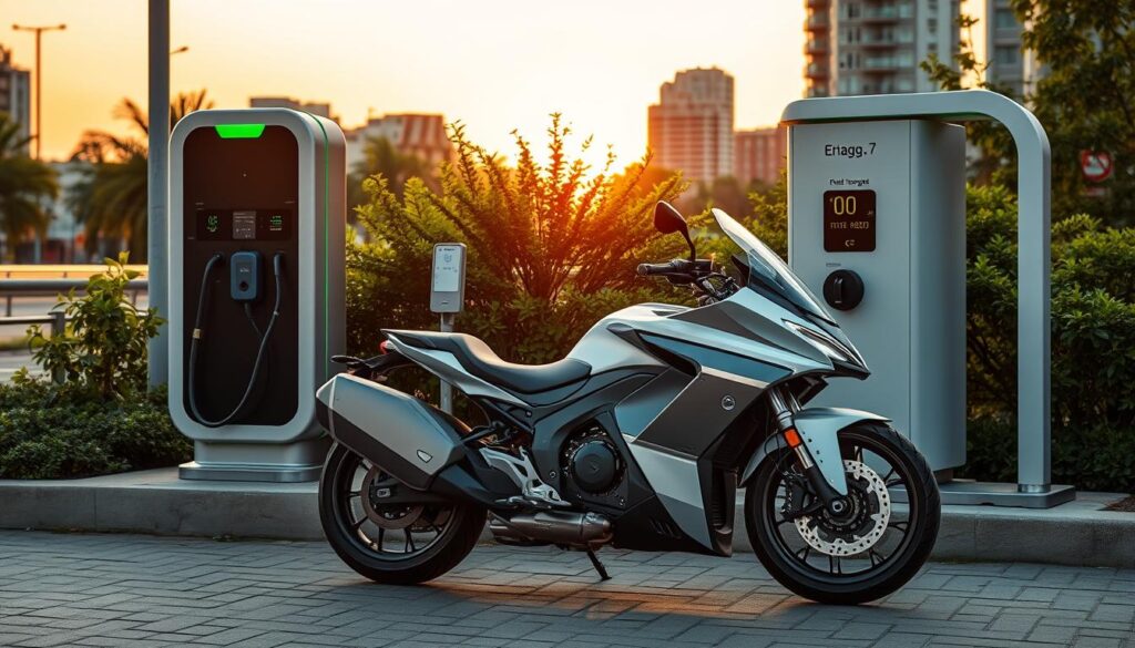 electric motorcycle charging options