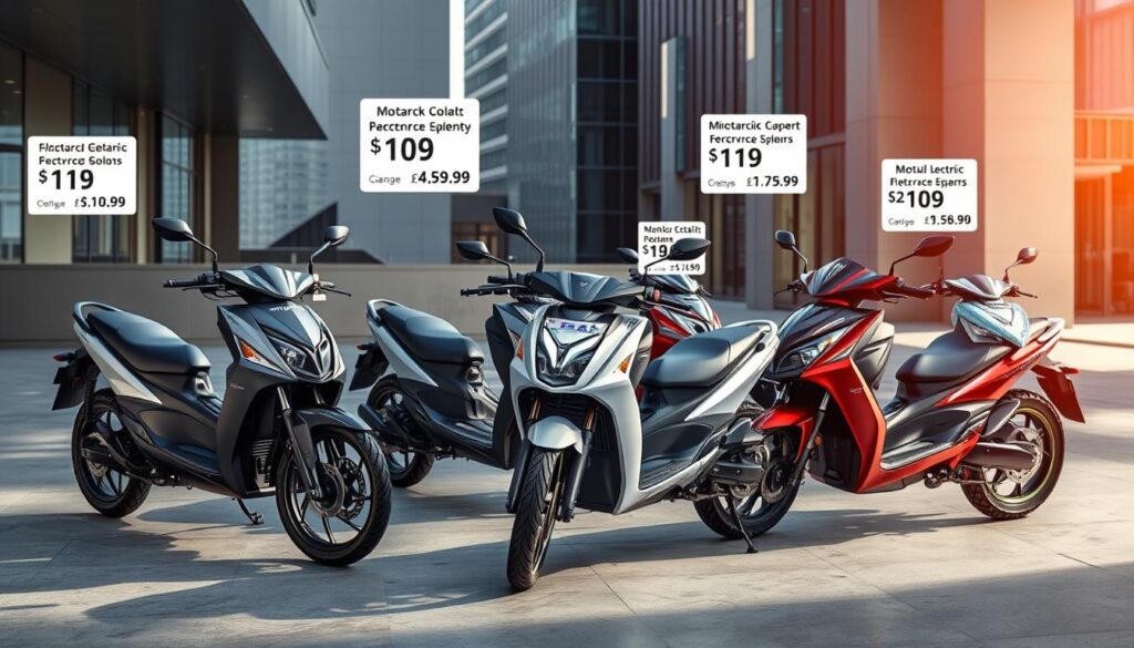 electric motorcycle pricing