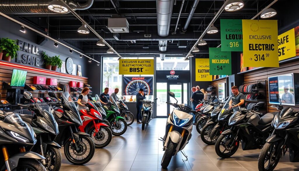 electric motorcycle stores